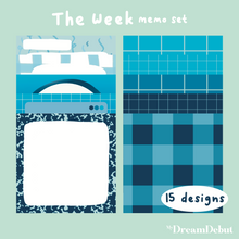 Load image into Gallery viewer, The Week Memo Set